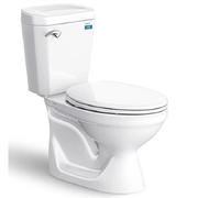 Bồn Cầu 2 Khối Nắp Thường Viglacera VI44 Xả Gat