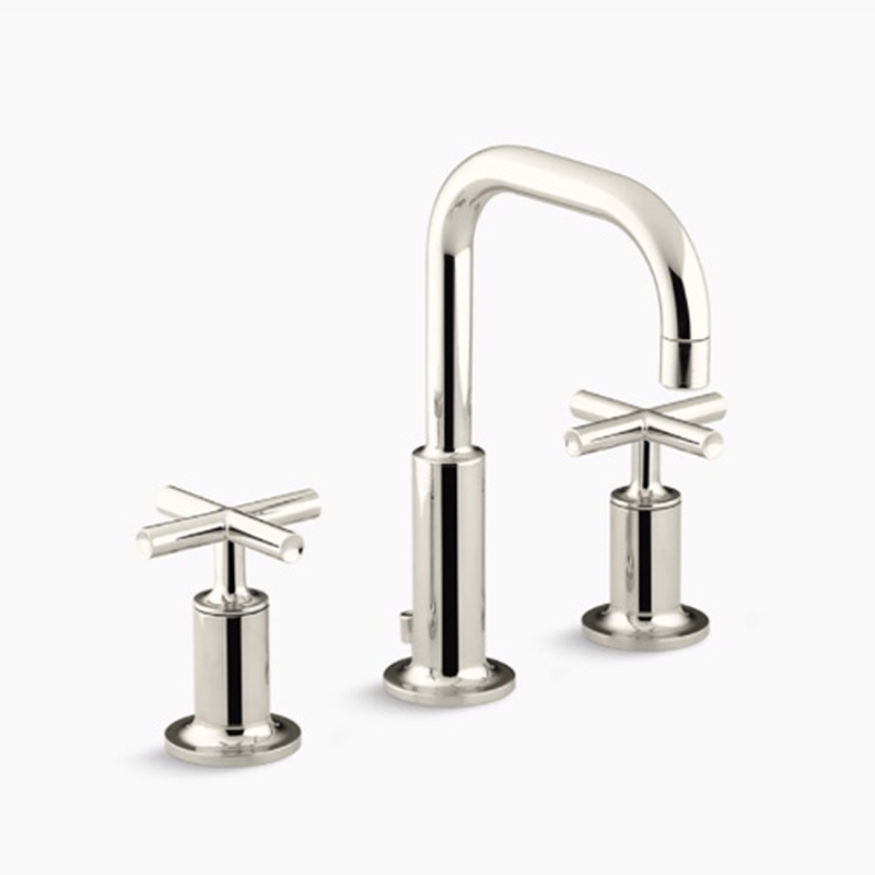 Vòi chậu rửa nóng lạnh 3 chân Purist Kohler K-14406-3-SN