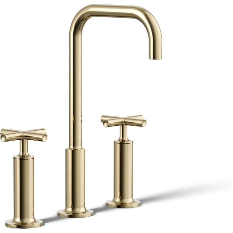 Vòi chậu rửa nóng lạnh 3 chân Purist Kohler K-14408-3-AF