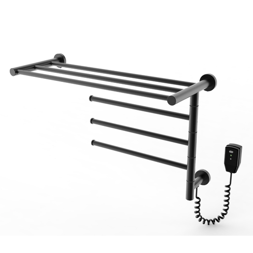 Giàn sấy khăn màu đen Bravat D7870BW-ENG