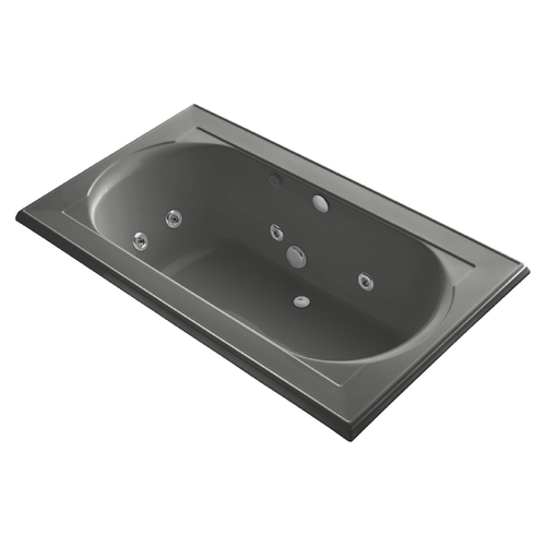 Bồn tắm xây massage màu xám Memoirs Kohler K-1418-H2-58