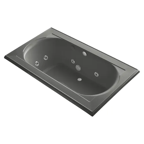 Bồn tắm xây massage màu xám Memoirs Kohler K-1418-H2-58