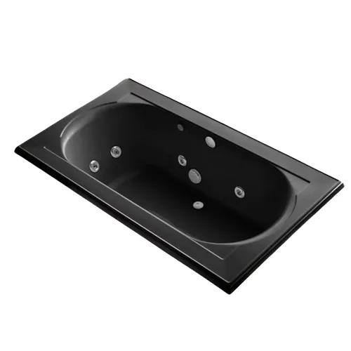 Bồn tắm xây massage màu đen Memoirs Kohler K-1418H2-7