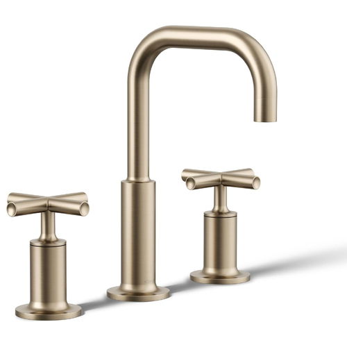 Vòi chậu rửa nóng lạnh 3 chân Purist Kohler K-14406-3-BV