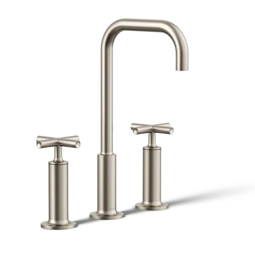 Vòi chậu rửa nóng lạnh 3 chân Purist Kohler K-14408-3-BN