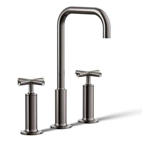 Vòi chậu rửa nóng lạnh 3 chân Purist Kohler K-14408-3-TT