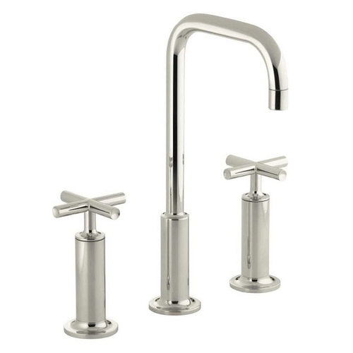 Vòi chậu rửa nóng lạnh 3 chân Purist Kohler K-14408-3-SN