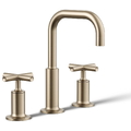 Vòi chậu rửa nóng lạnh 3 chân Purist Kohler K-14406-3-BV