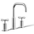 Vòi chậu rửa nóng lạnh 3 chân Purist Kohler K-14406-3-CP