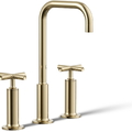 Vòi chậu rửa nóng lạnh 3 chân Purist Kohler K-14408-3-AF