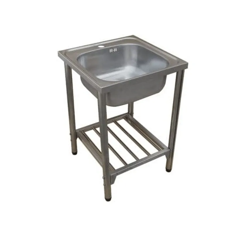 Chậu rửa bát 1 hố kèm chân đế Karat KK-02-010H-63