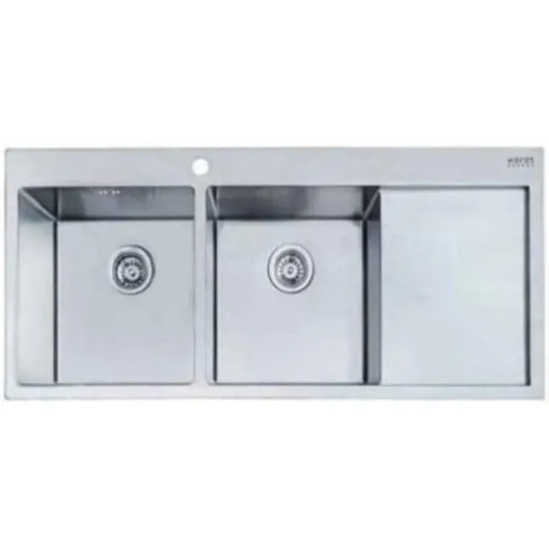 Chậu rửa bát 2 hố có bàn Karat KK-03-021H-63