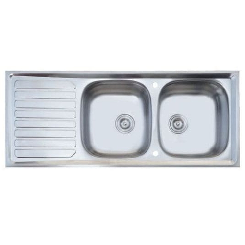 Chậu rửa bát 2 hố có bàn Karat KK-01-021H-63