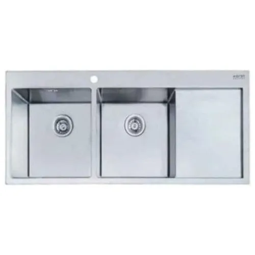Chậu rửa bát 2 hố có bàn Karat KK-03-021H-63