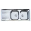 Chậu rửa bát 2 hố có bàn Karat KK-01-021H-63