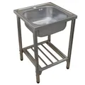 Chậu rửa bát 1 hố kèm chân đế Karat KK-02-010H-63