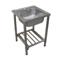 Chậu rửa bát 1 hố kèm chân đế Karat KK-02-010H-63