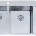 Chậu rửa bát 2 hố có bàn Karat KK-03-021H-63