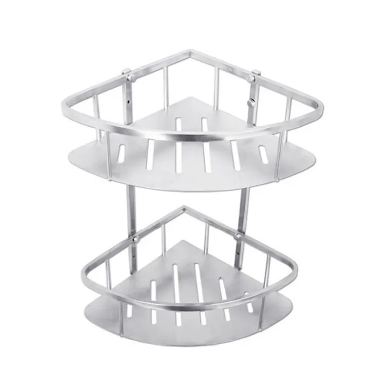 Kệ góc để đồ 2 tầng treo tường Bravat D7717AP