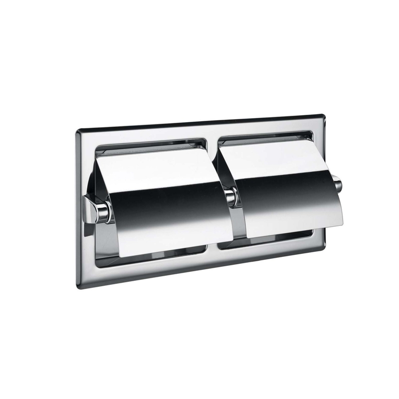 Móc giấy vệ sinh đôi cao cấp Bravat D7775CP