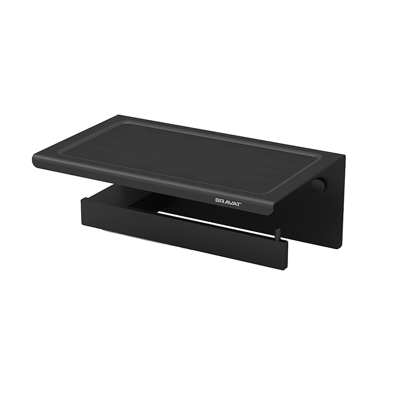 Móc giấy vệ sinh kèm kệ Bravat D7800BW-ENG