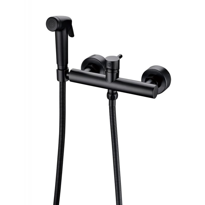 Vòi xịt vệ sinh kết hợp máy trộn cao cấp Bravat D9141BW-RUS