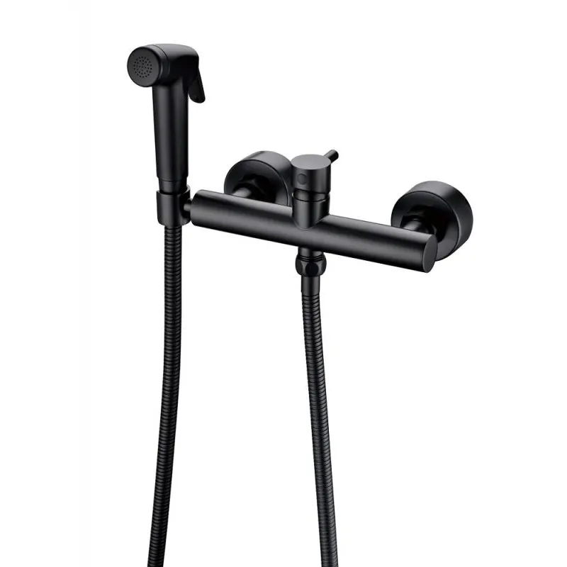 Vòi xịt vệ sinh kết hợp máy trộn cao cấp Bravat D9141BW-RUS
