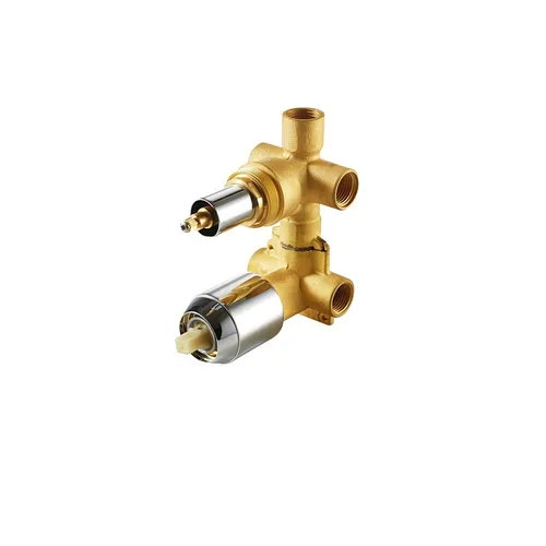  Bộ trộn sen nhiệt độ âm tường Bravat D969CP-B-ENG