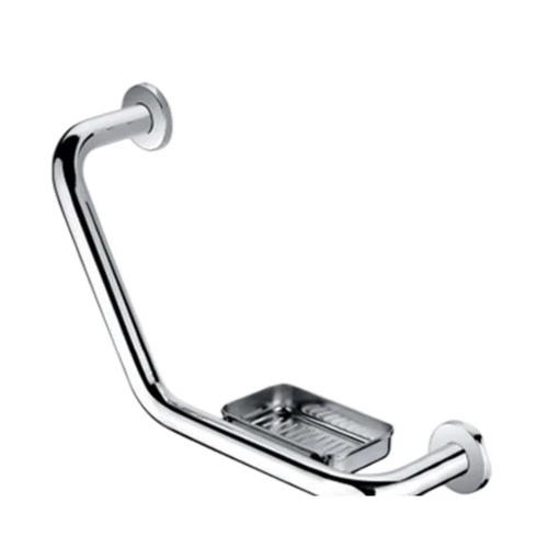 Tay vịn phòng tắm kèm giá xà phòng Bravat D751C-1