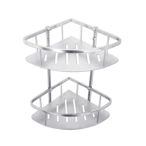 Kệ góc để đồ 2 tầng treo tường Bravat D7717AP