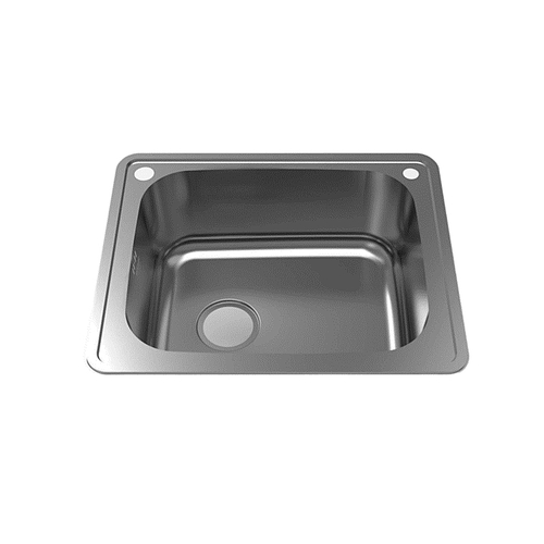 Chậu rửa bát 1 hố SS 304 Bravat K115801E