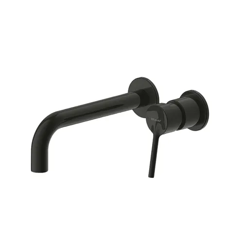 Vòi rửa mặt lavabo âm tường màu đen BRAVAT P8461217BW