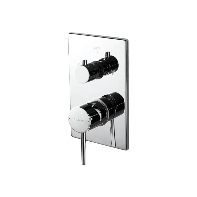 Bộ điều chỉnh nhiệt độ sen tắm Bravat P69193C-2-ENG