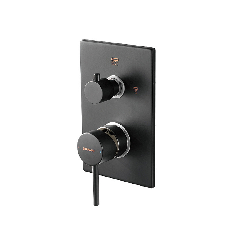 Bộ điều chỉnh nhiệt độ sen tắm Bravat P69193K-2-ENG