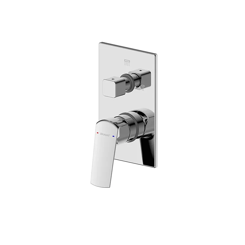 Bộ điều chỉnh nhiệt độ sen tắm Bravat PB8121179CP-2-ENG