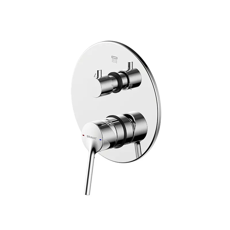 Bộ điều chỉnh nhiệt độ sen tắm Bravat PB8172217CP-3-ENG