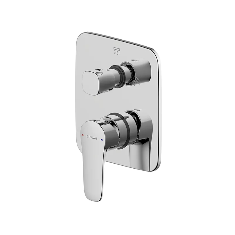 Bộ điều chỉnh nhiệt độ sen tắm Bravat PB8173218CP-2-ENG