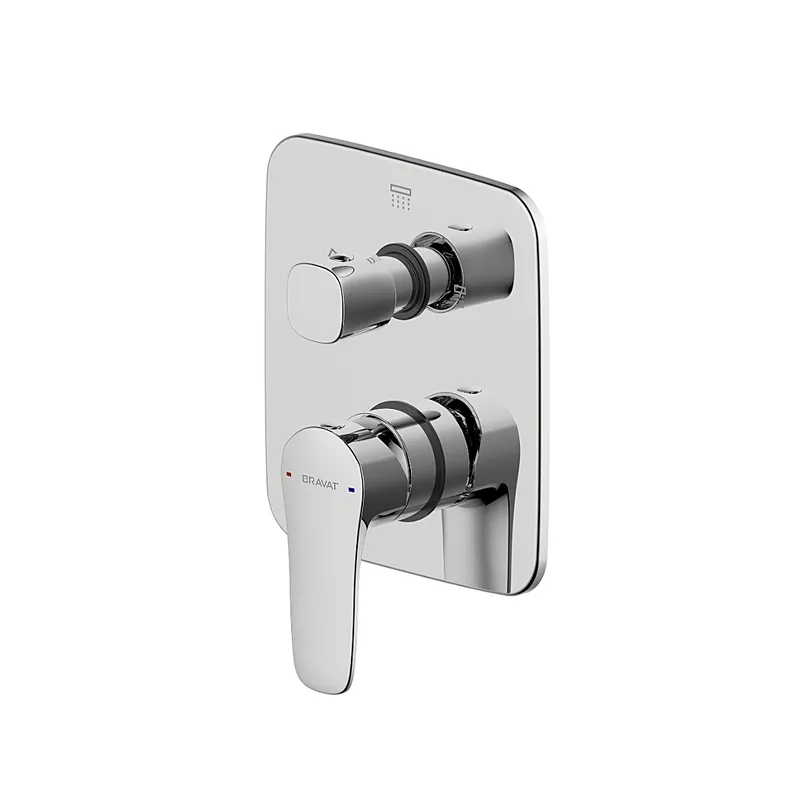 Bộ điều chỉnh nhiệt độ sen tắm Bravat PB8173218CP-3-ENG