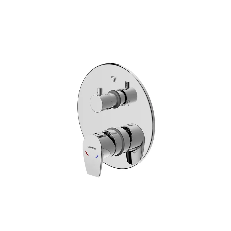 Bộ điều chỉnh nhiệt độ sen tắm Bravat PB8353387CP-3-ENG