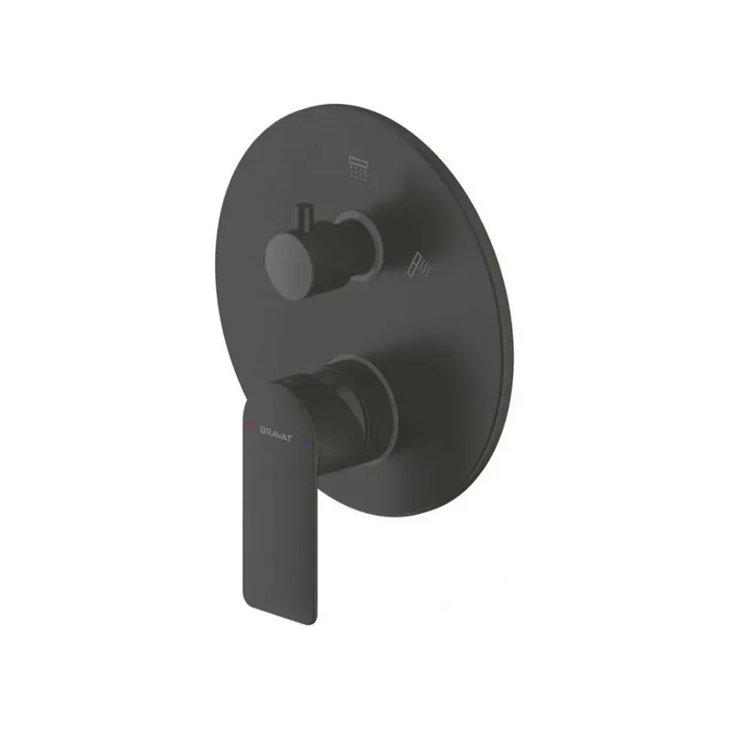 Bộ điều chỉnh nhiệt độ sen tắm Bravat PB8369402BW-2-ENG
