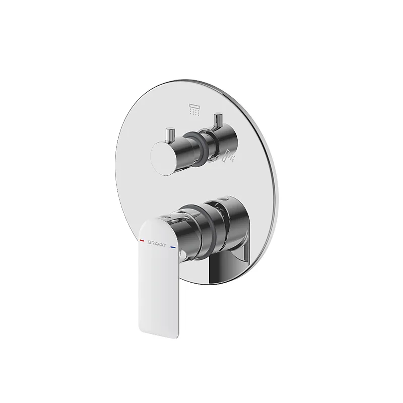 Bộ điều chỉnh nhiệt độ sen tắm Bravat PB8369402CP-2-ENG