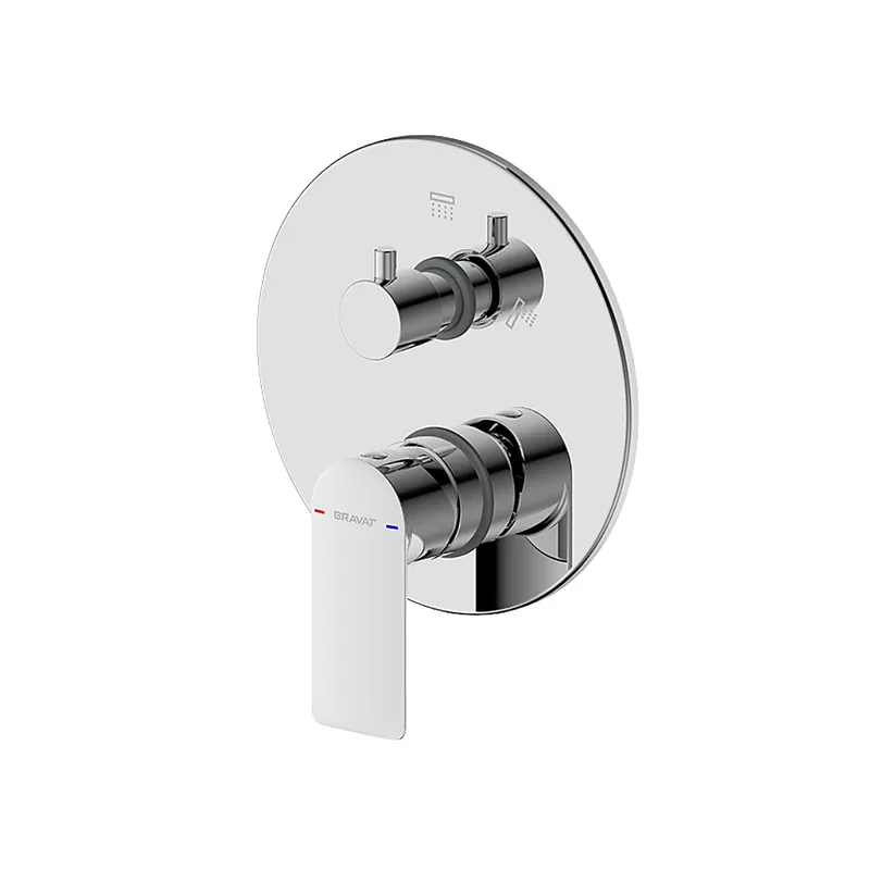 Bộ điều chỉnh nhiệt độ sen tắm Bravat PB8369402CP-3-ENG