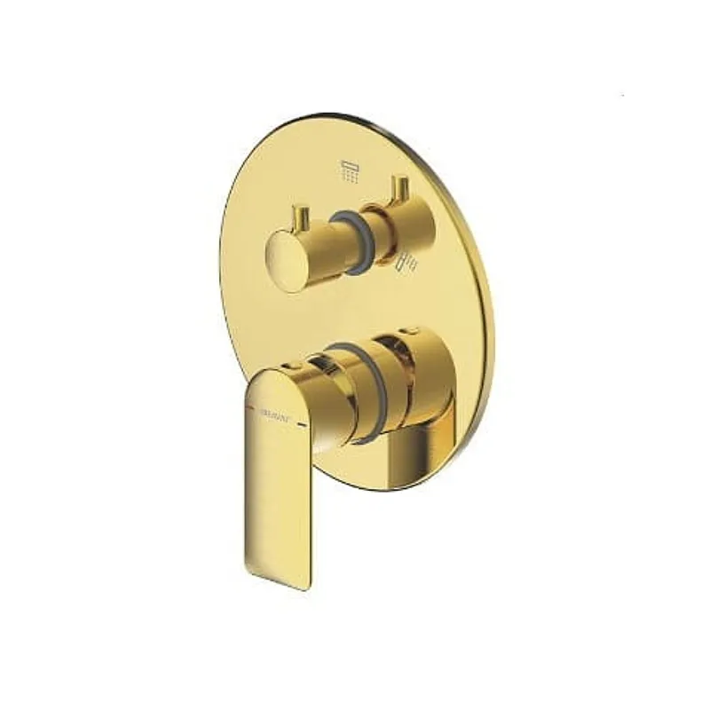 Bộ điều chỉnh nhiệt độ sen tắm Bravat PB8369402RBG-3-ENG