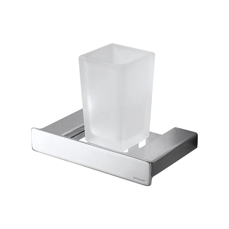 Kệ cốc đơn cao cấp Bravat D7526CP-ENG