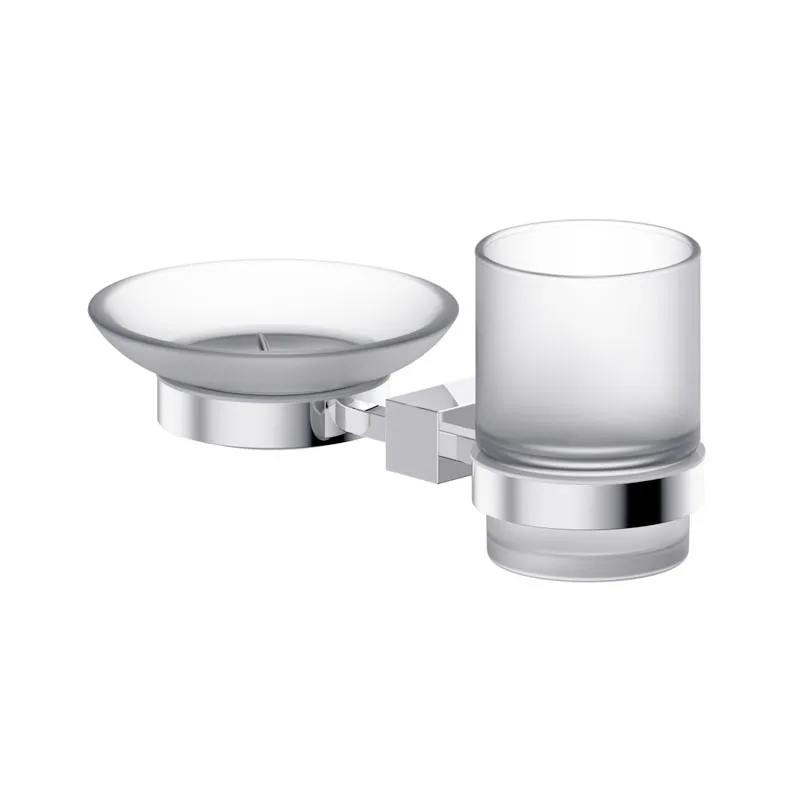 Kệ cốc đôi cao cấp Bravat D7653CP-ENG