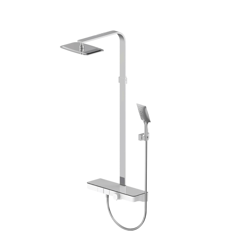 Sen tắm cây đứng nóng lạnh Bravat F6418451CP-A1-ENG