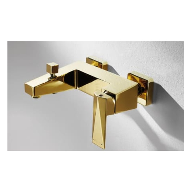 Củ sen tắm nóng lạnh Bravat F676110G-01-ENG mạ vàng 