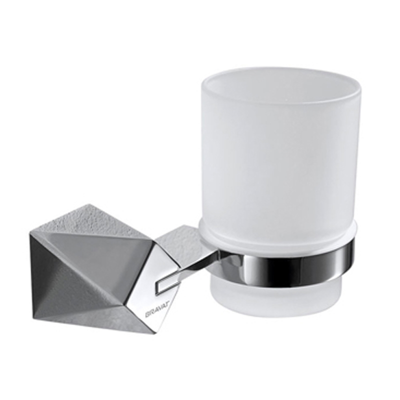 Kệ cốc đơn cao cấp Bravat D7537CP-ENG