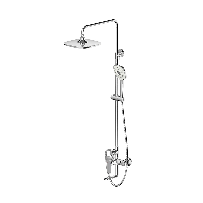 Sen tắm cây đứng nóng lạnh Bravat F6421454CP-A-ENG