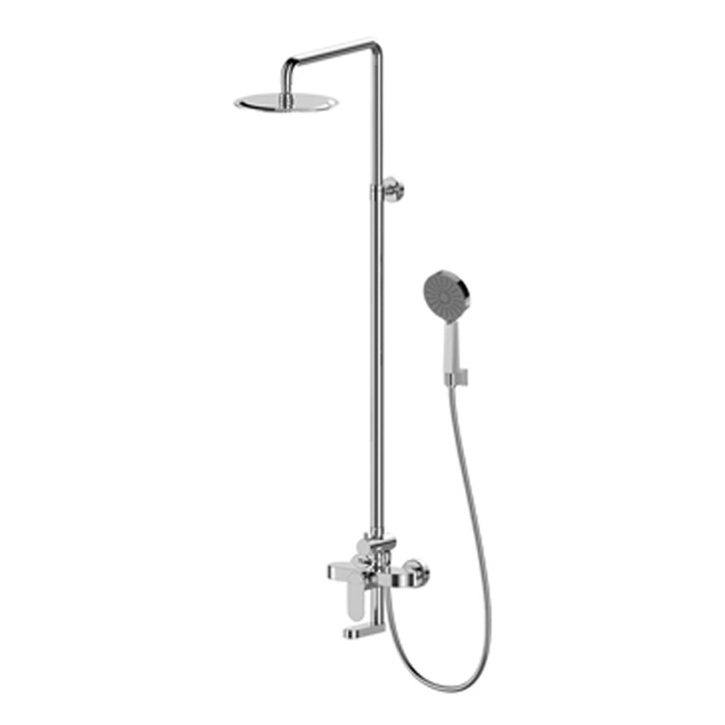 Sen tắm cây đứng nóng lạnh Bravat F665104C-A1-ENG